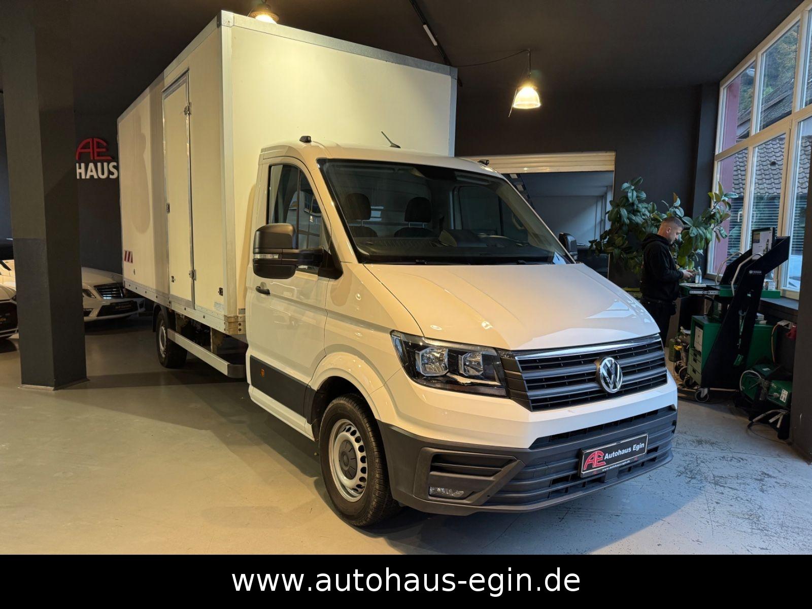 Volkswagen Crafter Pritsche Koffer 35 lang 3-Sitze Klima
