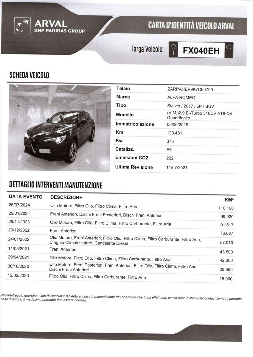 Alfa Romeo ALFA ROMEO STELVIO 2.9 V6 Bi-Turbo 510CV QUADRIF imagem 2