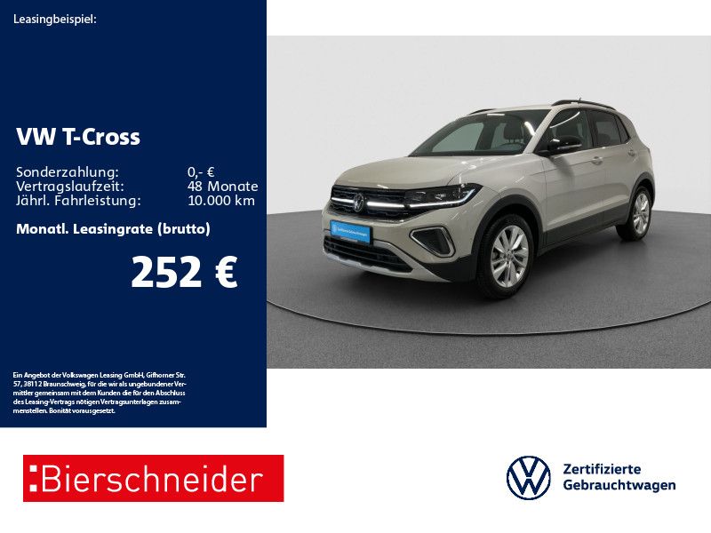 Volkswagen T-Cross 1.0 TSI DSG Goal AHK MATRIX NAVI ACC SHZ