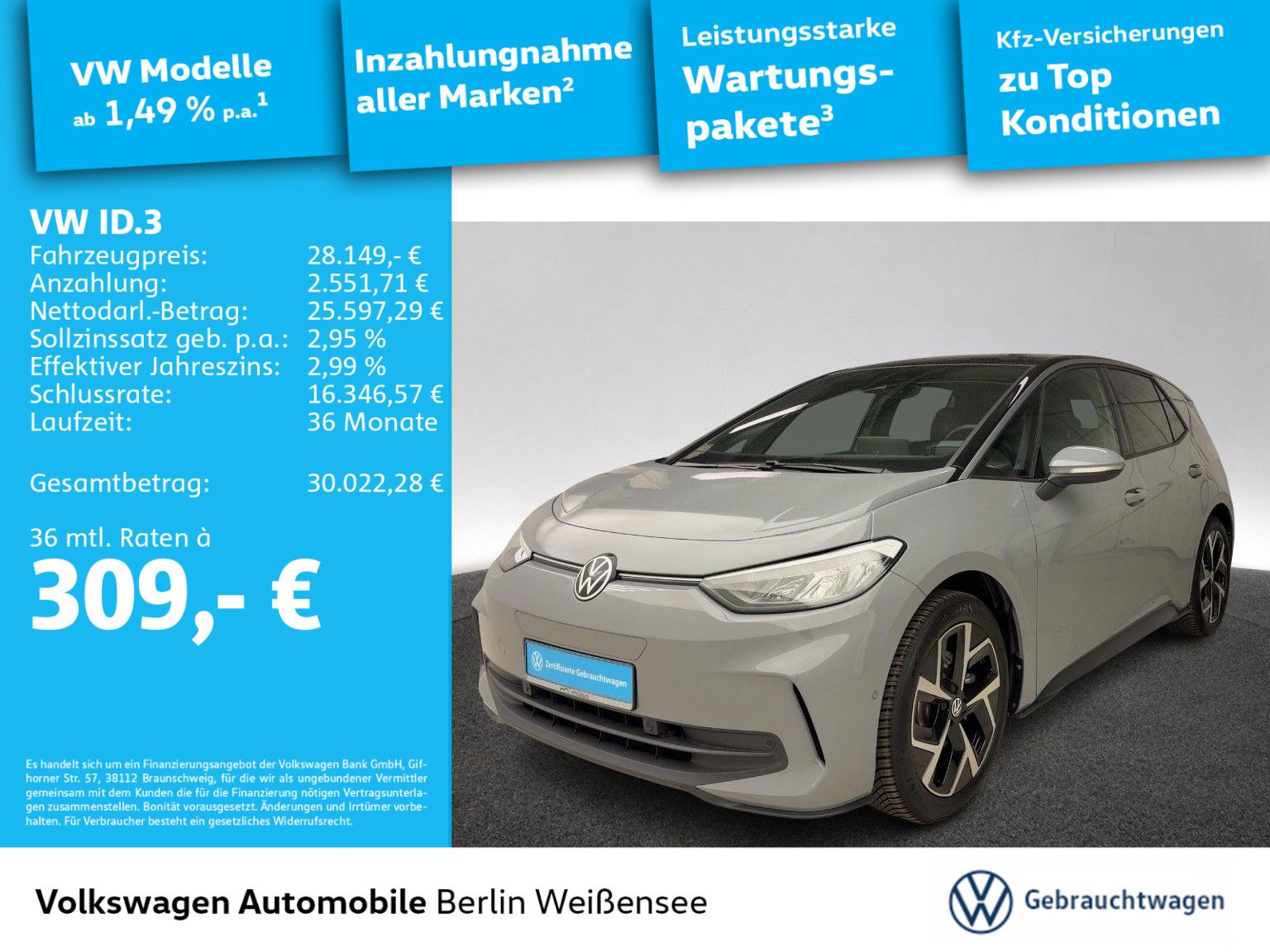 Volkswagen ID.3 Pro Move NAV RFK SHZ LED ACC MEMORY MASSAG foto 2