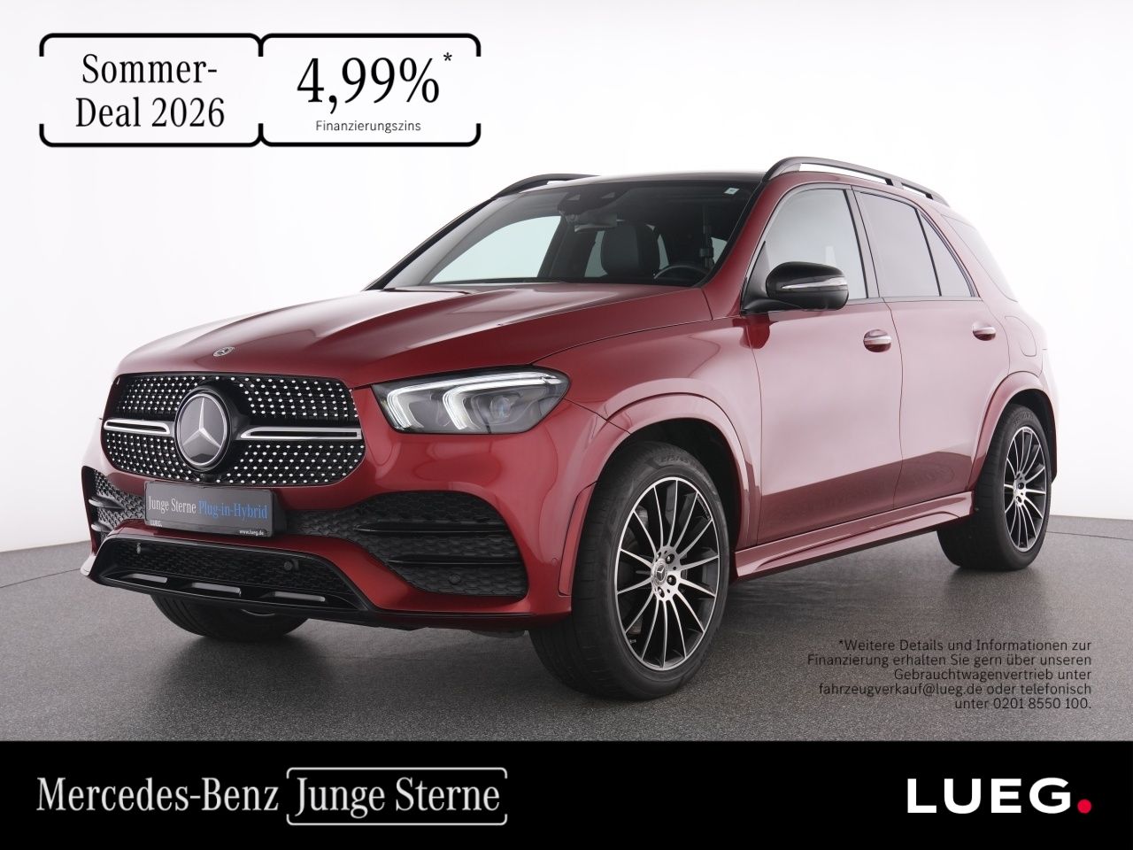 Mercedes-Benz GLE 350 de 4M AMG+Airm+Pano+LED+Sound+Night+Dist