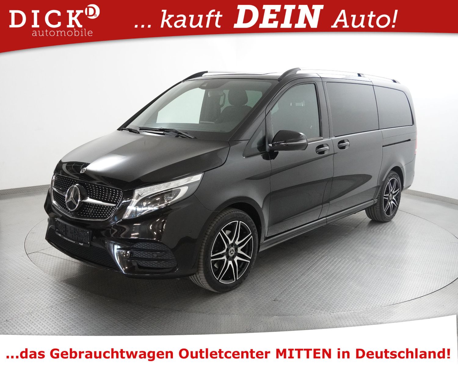 Fahrzeugabbildung Mercedes-Benz V300d 2X AMG Line LANG >NIGHT+NAV+LED+KAM+SHZ+19