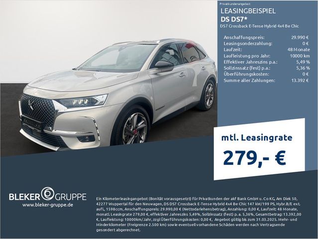 DS Automobiles DS7 Crossback E-Tense Hybrid 4x4 Be Chic