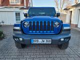 Jeep Wrangler 2.2l CRDi Unlimited Sahara Automati... - blaue Jeep Wrangler
