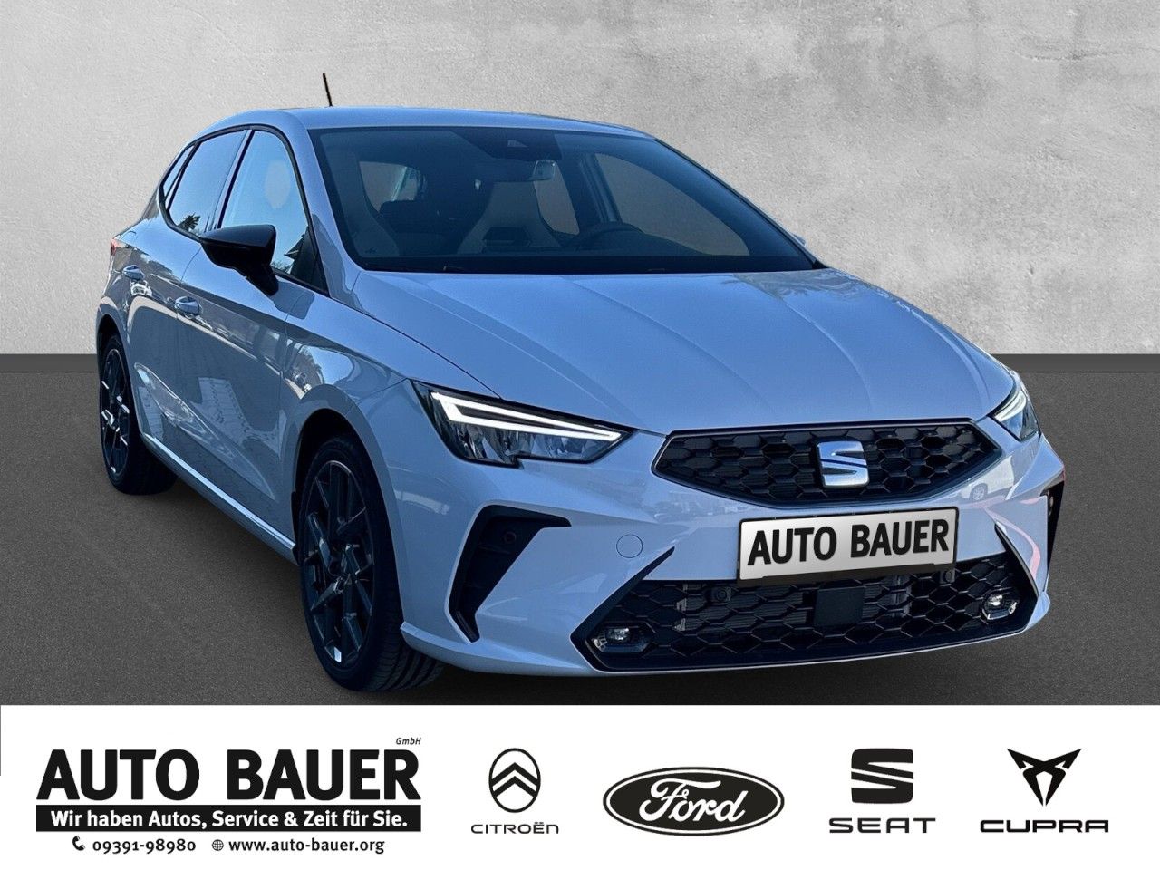 Fahrzeugabbildung SEAT Ibiza FR 1.0 TSI 116 PS 6-Gang - mit KI generiert/bearbeitet