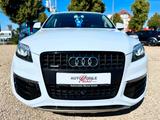 Audi Q7 4.2 TDI quattro S line / Open-Sky / StHz - : Weiß, Schiebedach