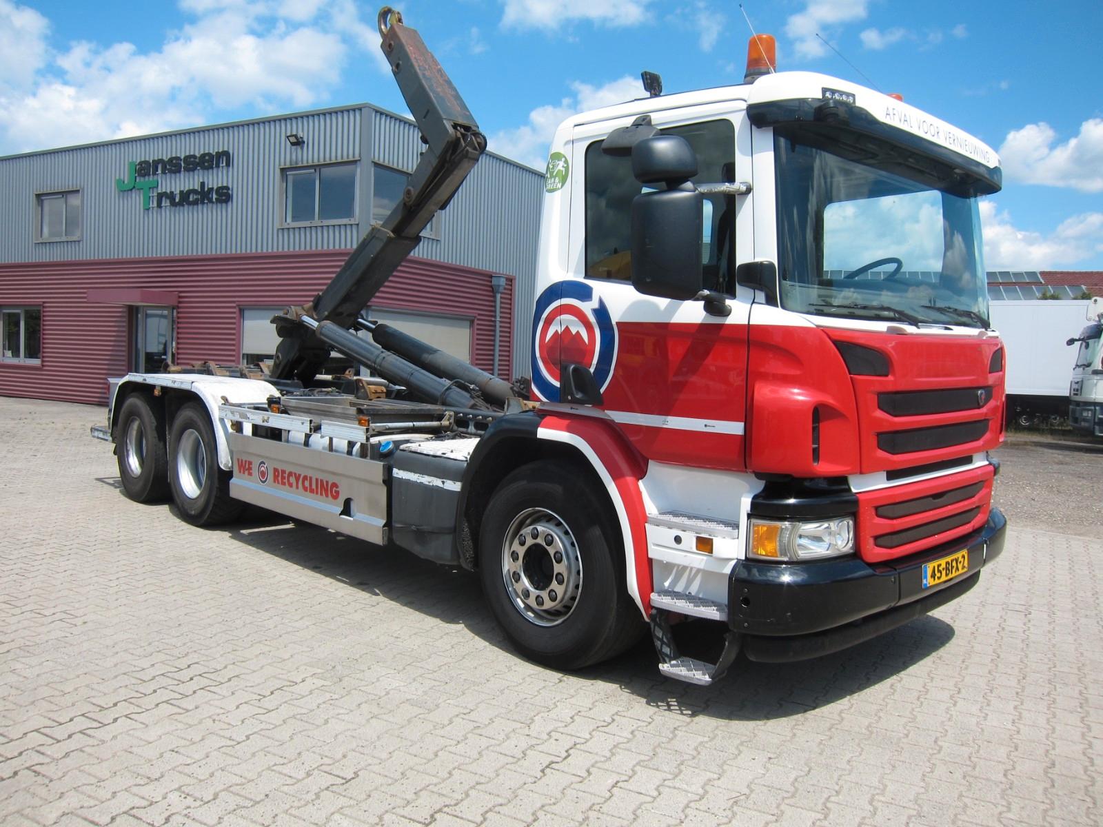 Scania P410 CB6X2 HSA Hyva 22T Haken Liftachse
