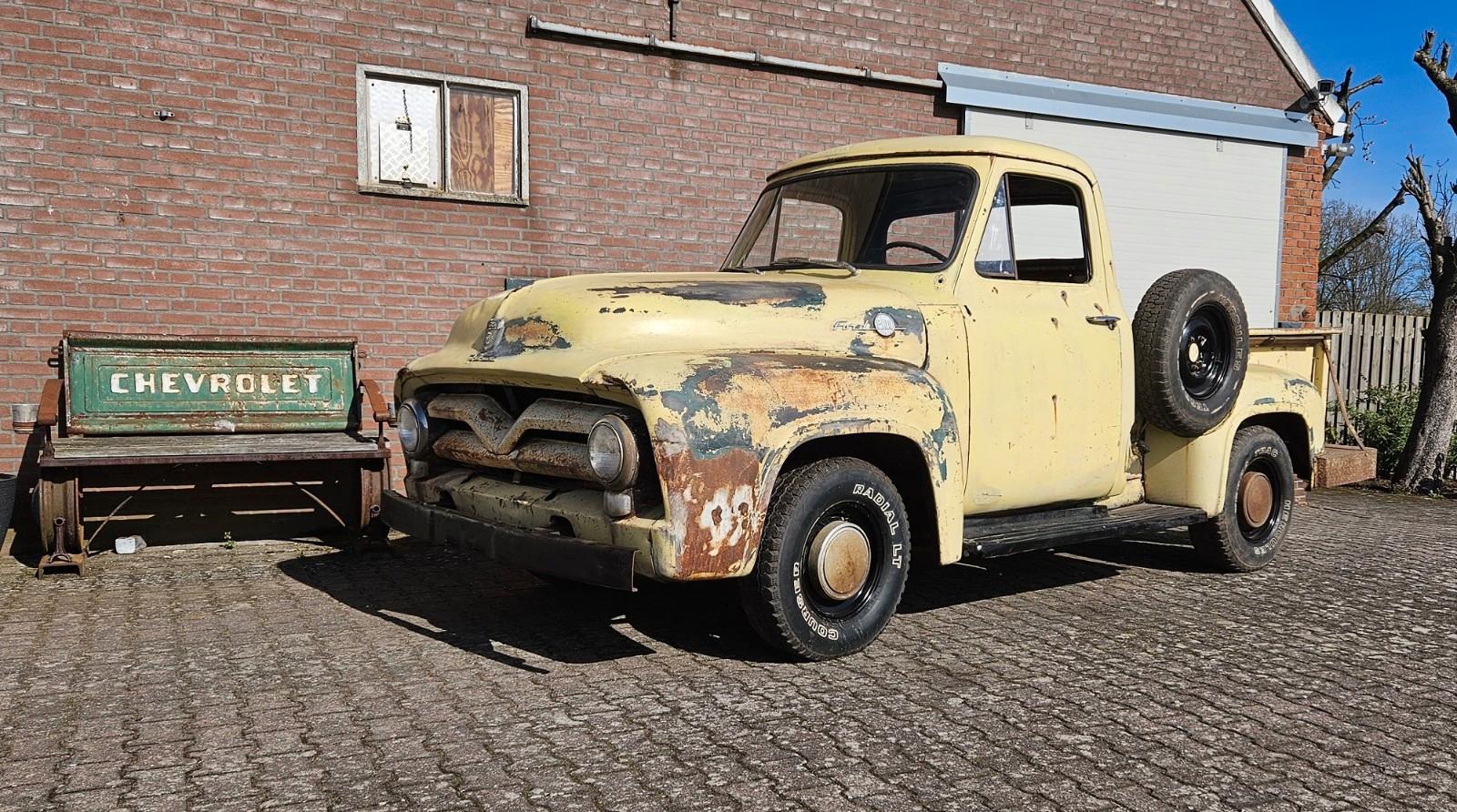 Ford F 100 1955 Ford F100 V8 Automatik  Pick up