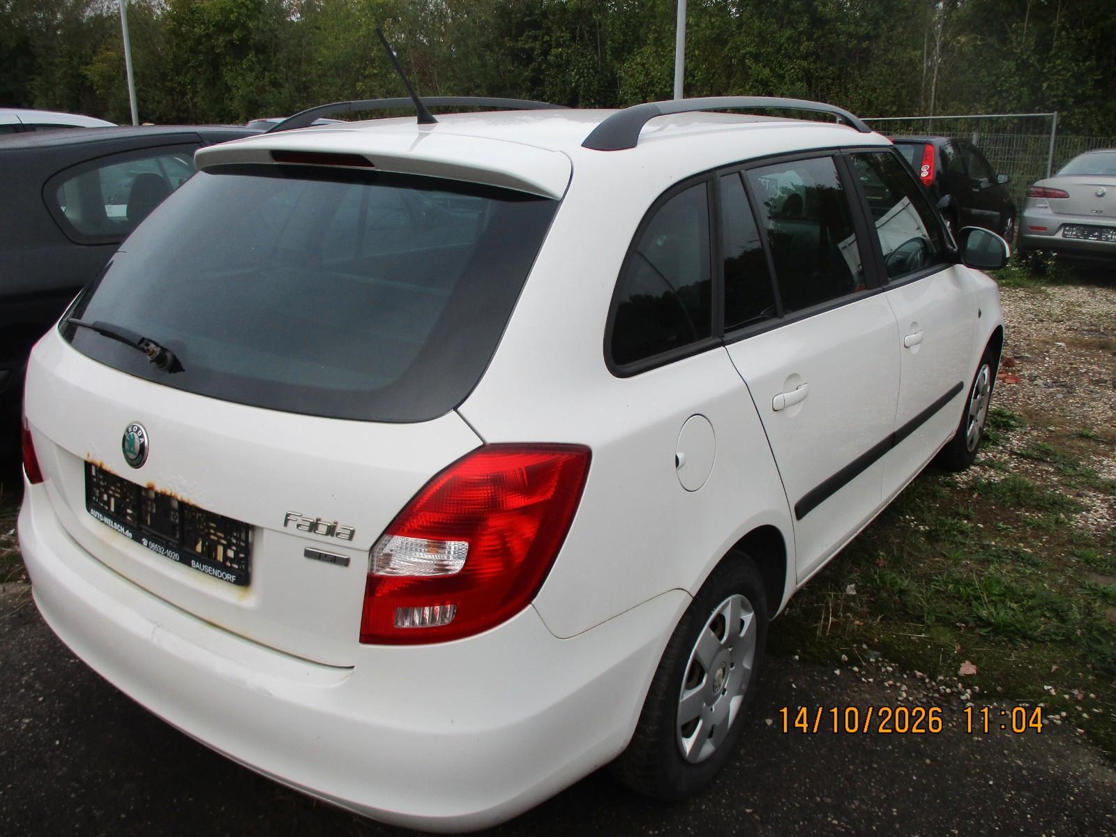 Skoda Fabia 2012 — engine 1.197 cm³, 86 HP (63kW)