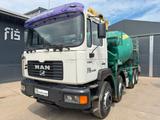 MAN 32.414 8x4 mixer 9m3 - putzmeister pumi - 26M - MAN 2000