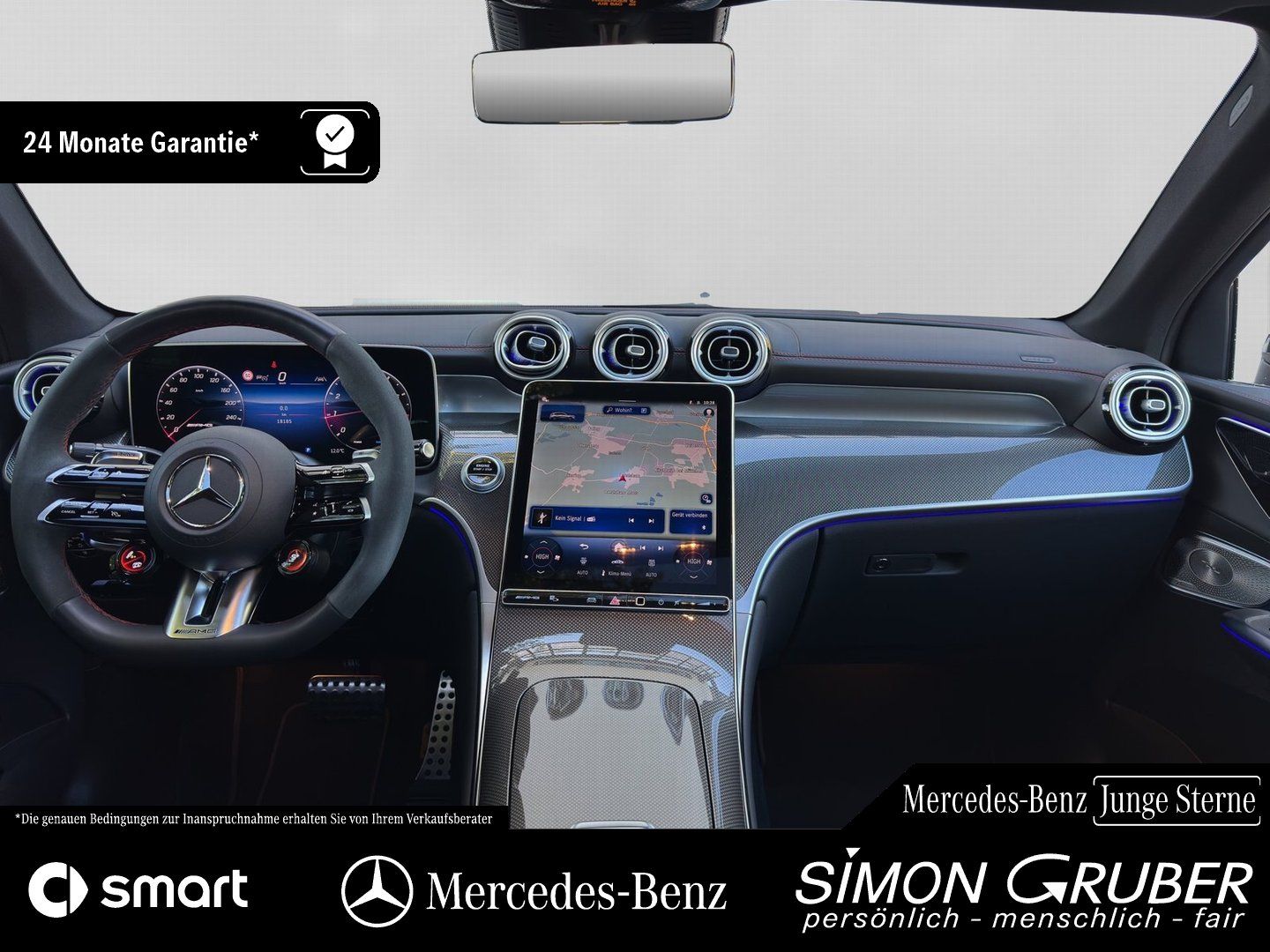 Fahrzeugabbildung Mercedes-Benz GLC 43 4M AMG Performance Sitz Dyn+ Pano Bur AHK