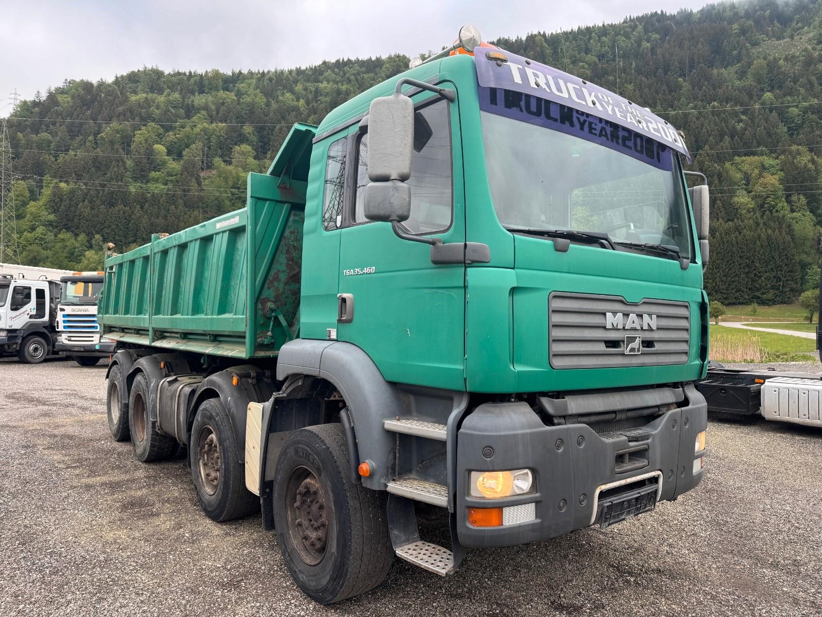 MAN TGA 35.460 BB 8x4 Kipper Meiller Bordmatik