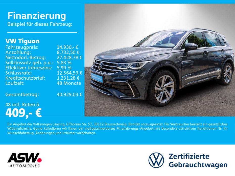 Volkswagen Tiguan R-Line 2.0 TDI 4M DSG 360° LEDER ACC AHK