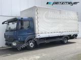 Mercedes-Benz Atego 818 L Pritsche+LBW, Klima, 2 x AHK  - Mercedes-Benz Atego l 818