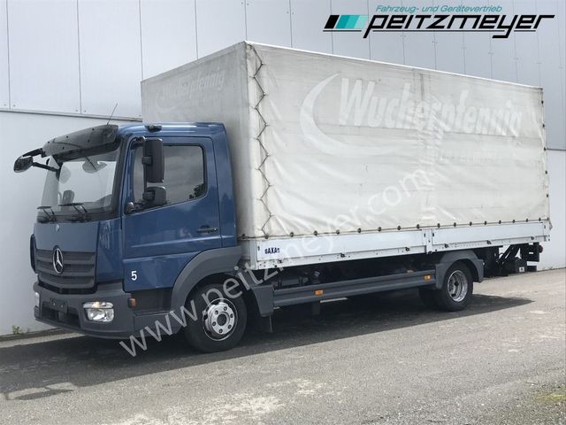 Mercedes-Benz Atego 818 L Pritsche+LBW, Klima, 2 x AHK