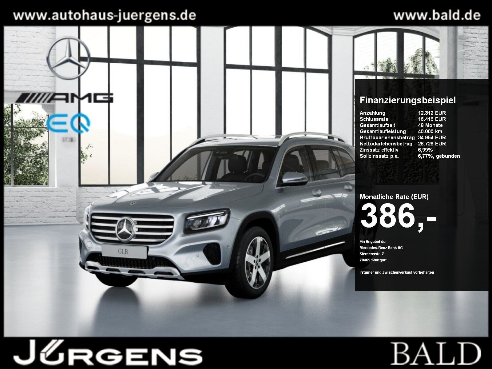 Mercedes-Benz GLB 220 4MATIC Progressive Ambiente AHK Cam LED