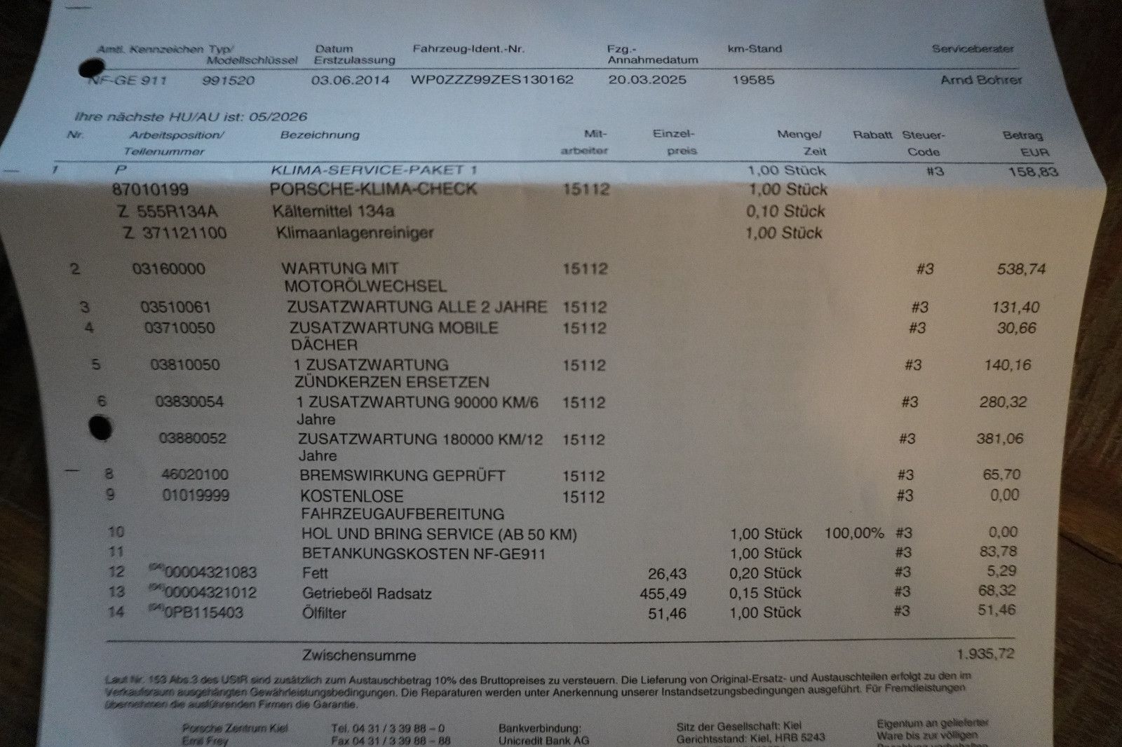 Fahrzeugabbildung Porsche 991 Targa 4 S