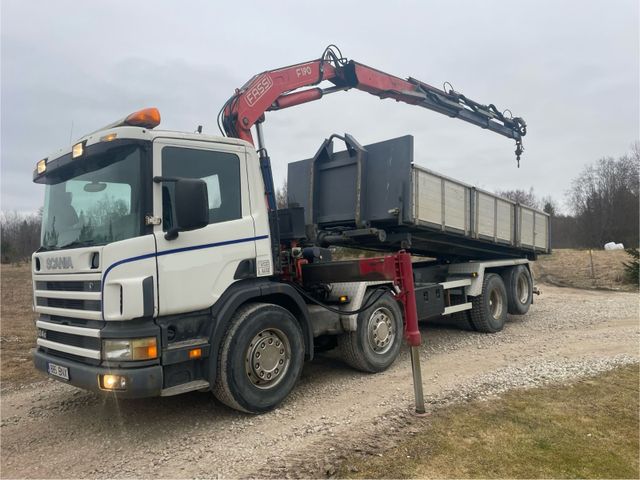 Scania P124 8x2 Fassi 190