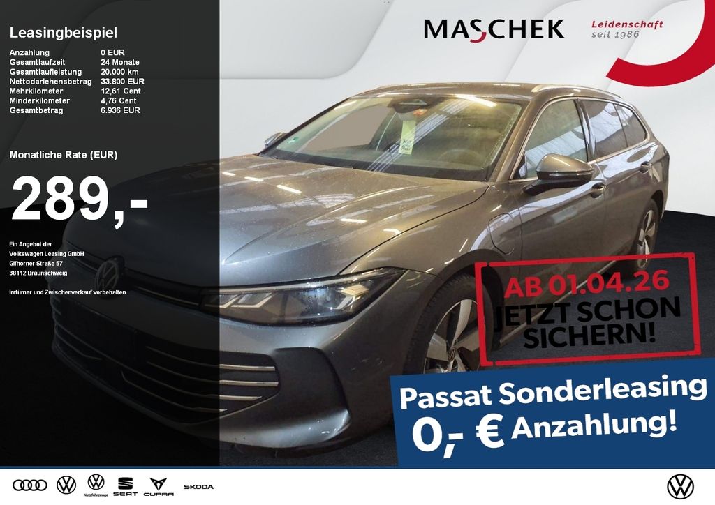 Volkswagen Passat Business 1.5 e-Hybrid HUD AHK Rear View N