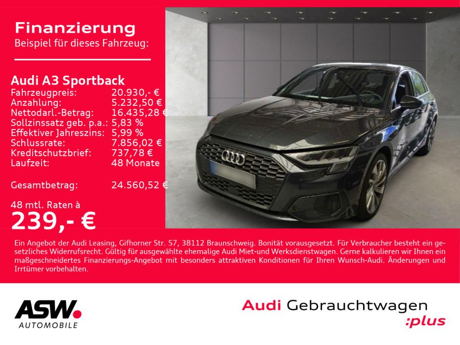 Audi A3 Sportback 30 TFSI LED Navi PDC GRA SHZ, миниатюра 2