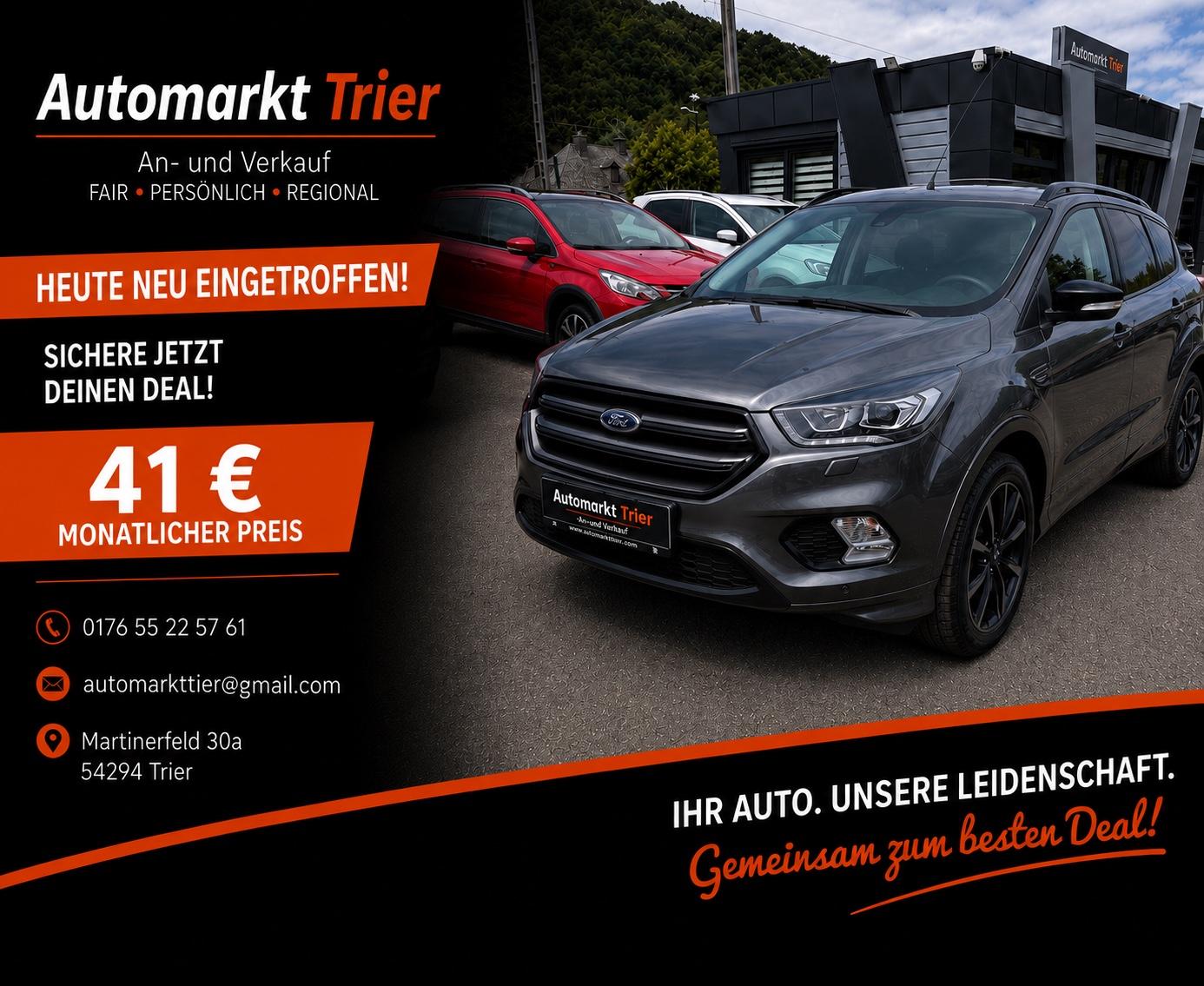 Ford Kuga ST-Line! Automatik! TÜV NEU! Keyless Go!