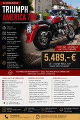 Triumph America gepflegt Zahnriemen Remus YSS + Zubehör - TRIUMPH AMERICA