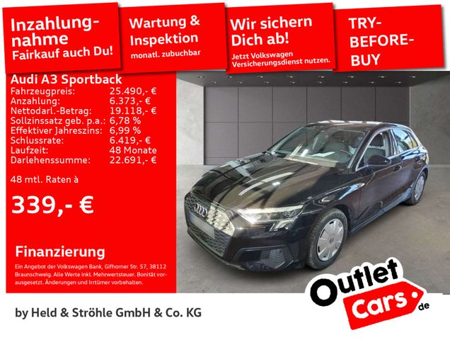 Audi A3 Sportback 35 TFSI S tronic NAV+ R-KAM STDHZG