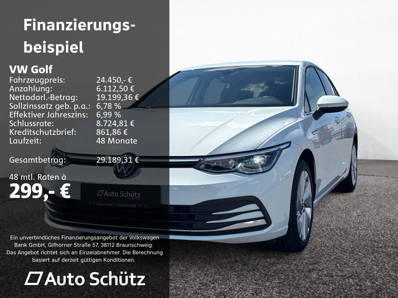 Volkswagen Golf VIII 1.5 eTSI Style+DSG+NAVI+RFK+LED+PDC+SH