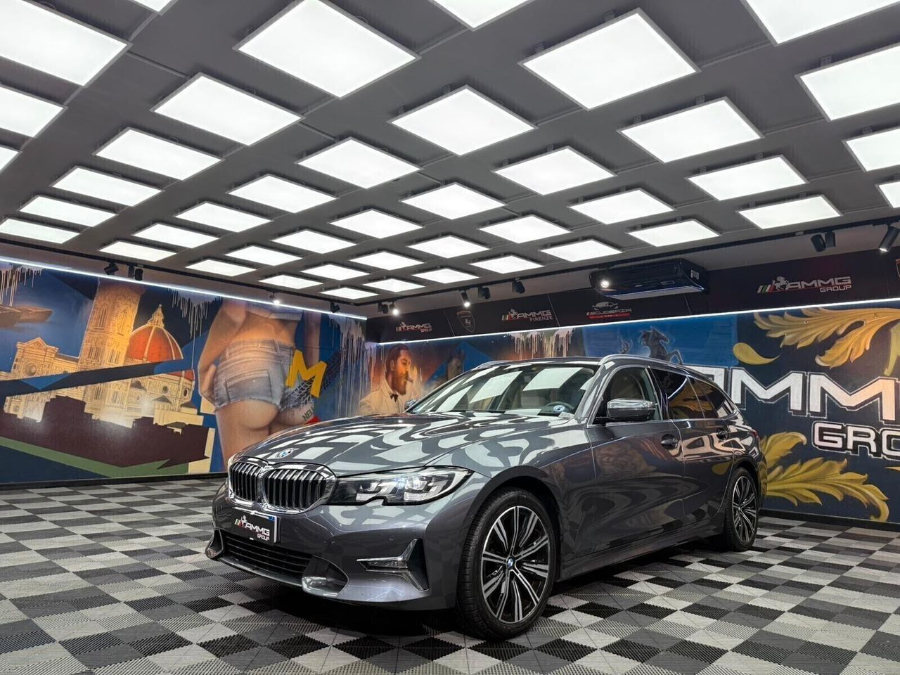 BMW Bmw 318d 48V Touring Sport GANCIO TRAINO (497)