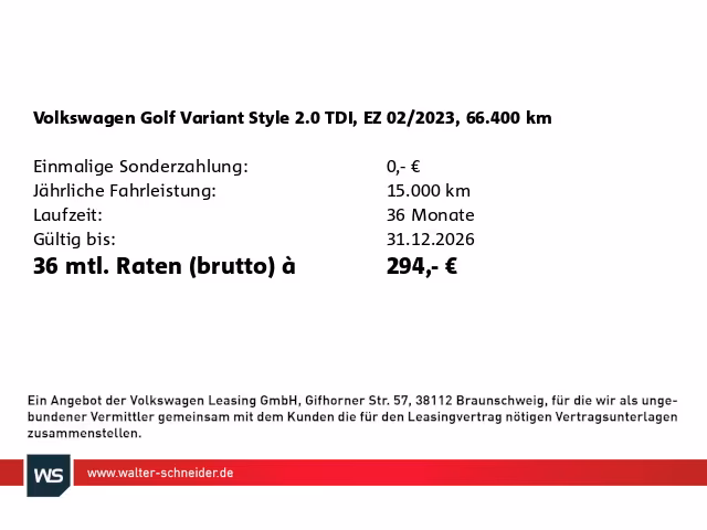 Volkswagen Golf Variant 2,0 TDI DSG Style Navi LED ACC SHZ 