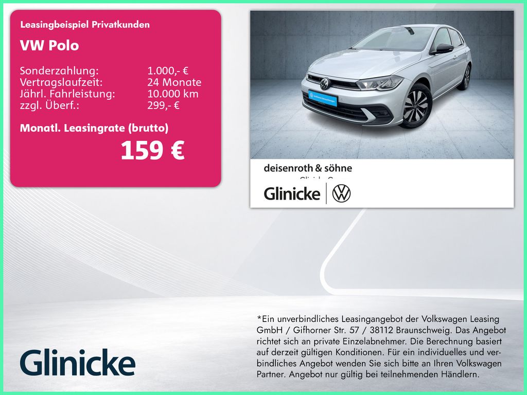 Volkswagen Polo GOAL 1.0 TSI DSG AHK/Nav/Kam/ACC/Clima/SHZ