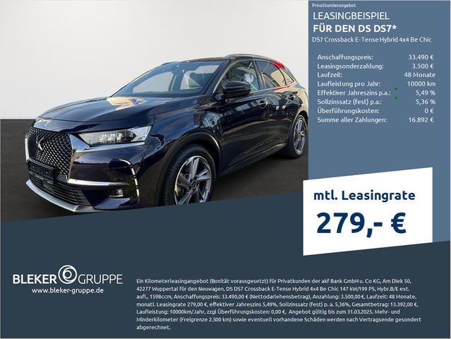 DS Automobiles DS7 Crossback E-Tense Hybrid 4x4 Be Chic