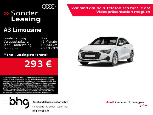 Audi A3 Limousine 35 TFSI 110(150) kW(PS