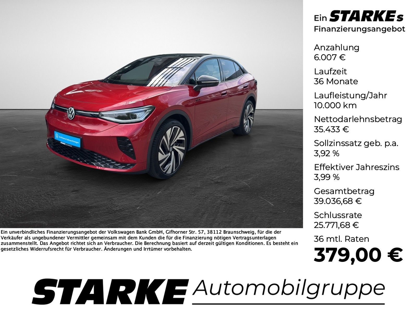 Volkswagen ID.5 GTX 4Motion mit Infotainment-Paket  HeadUp 