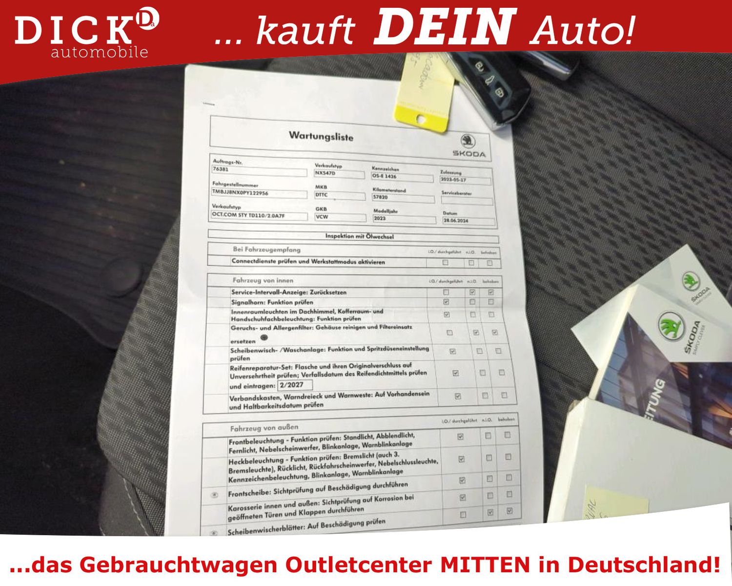 Fahrzeugabbildung SKODA Octavia Co 2.0d DSG Style LED/ACC/HUD/VIRTU/SHZ