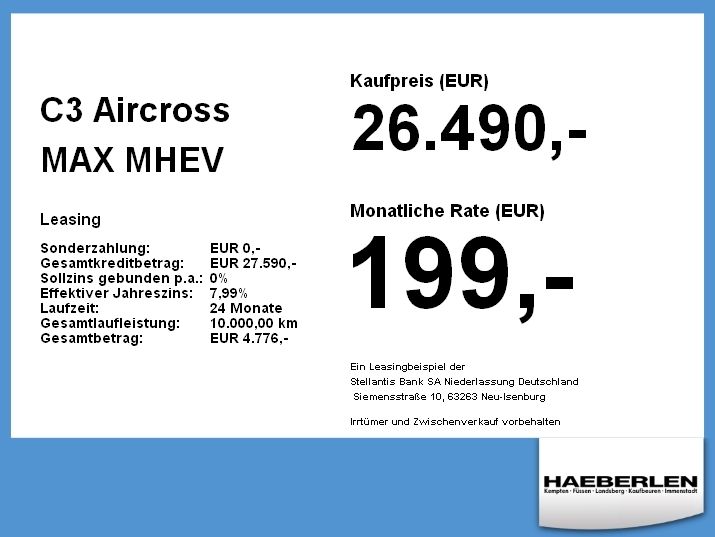 Citroën C3 Aircross - Bild 4