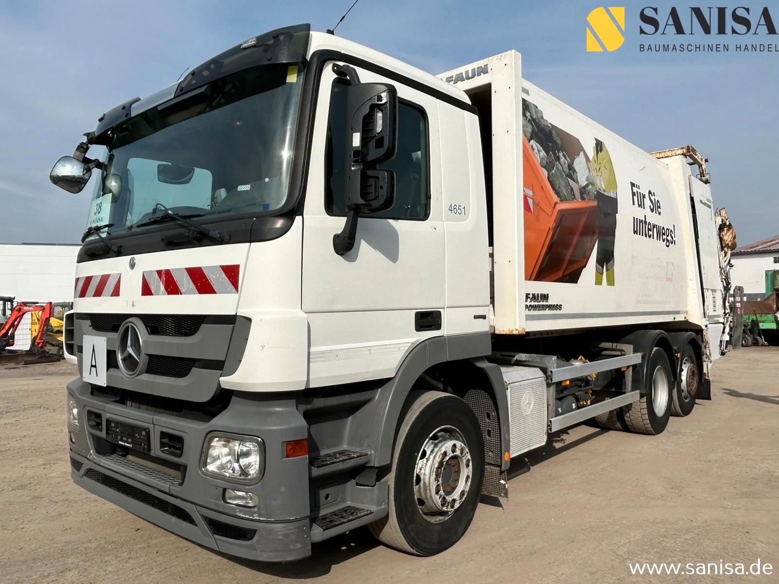 Mercedes-Benz Actros2532/Faun Powerpress/MP3/TÜV: April 2026