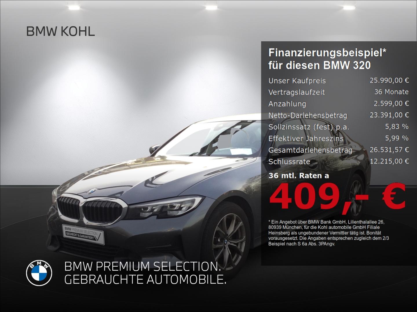 BMW 320 d Sport Line Driving Assistant Fernlichtassi