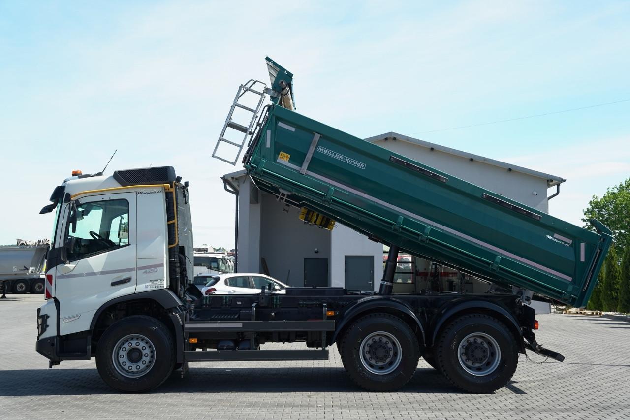 Volvo FMX 420 / 6X4 / WYWROTKA 3 STRONNA / MEILLER / 8