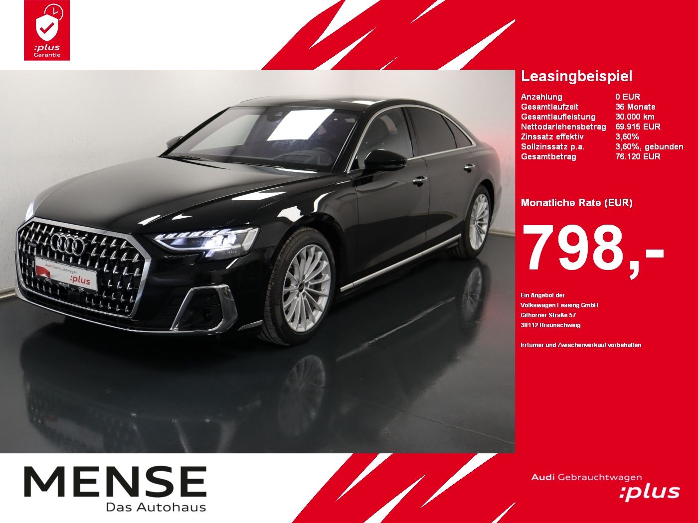 Audi A8 50 TDI quattro |Matrix|Luft|Pano|ACC|STH|HUD