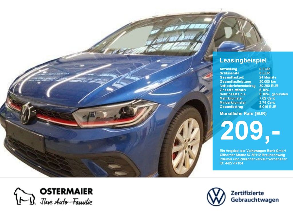 Volkswagen Polo GTI 2.0TSI 207PS DSG NP.45T 18 PANO.NAVI.AC