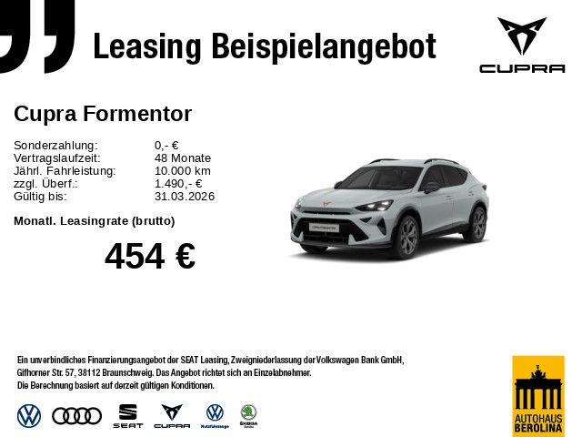 Cupra Formentor 1.5 e-Hybrid DSG *SENNHEISER*R-CAM*