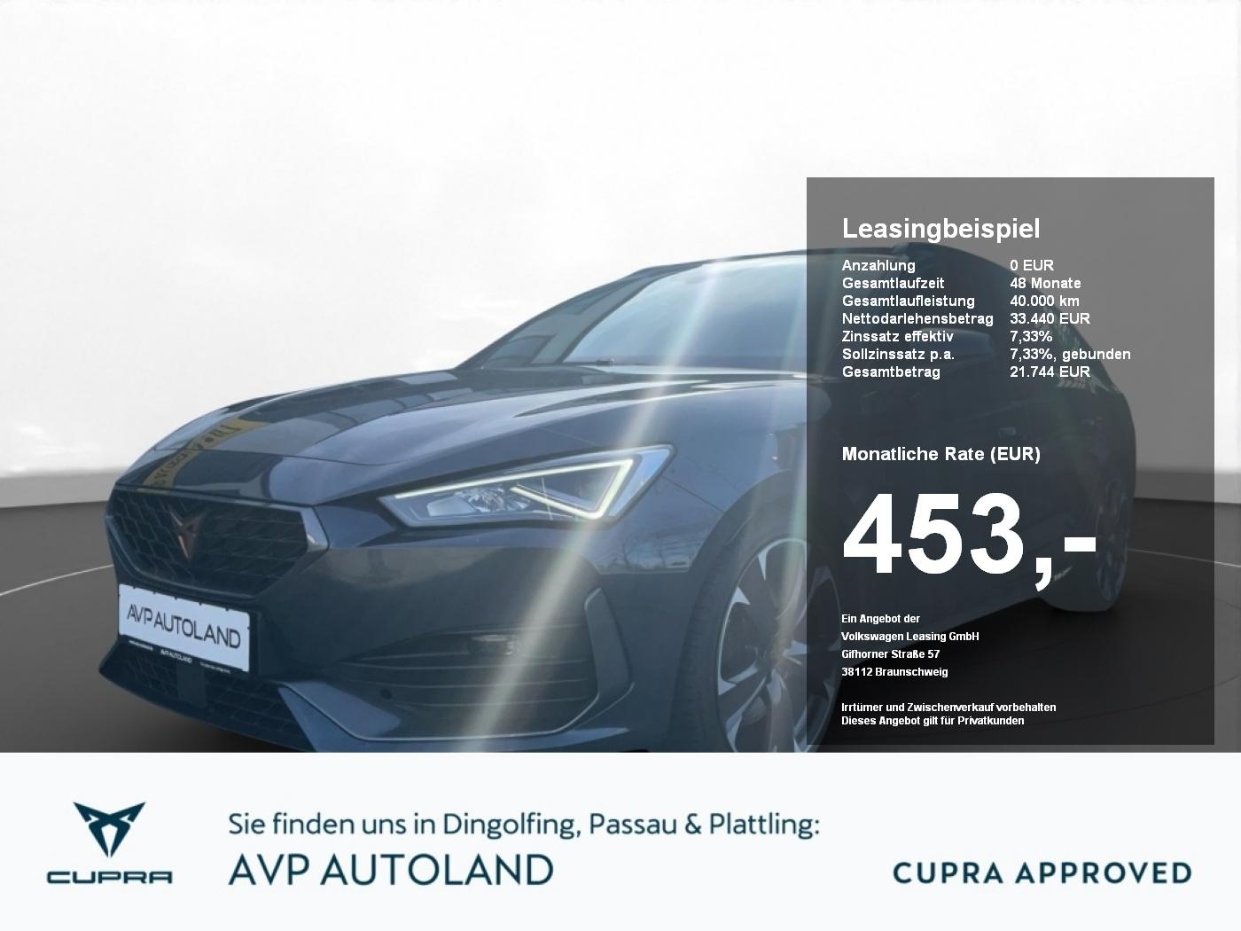 Cupra Leon Sportstourer 2.0 TSI DSG 4Drive VZ | PANO |