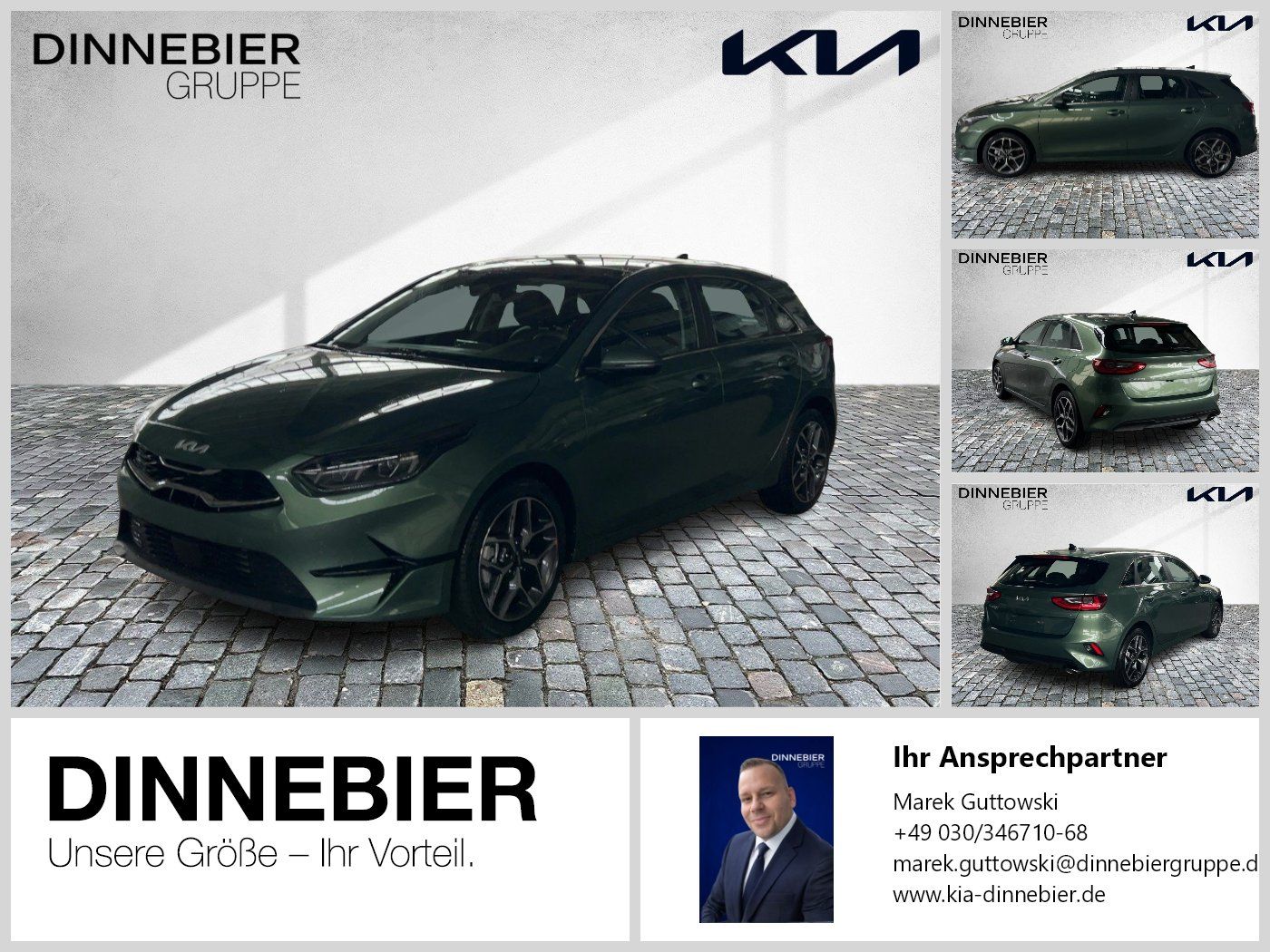 Kia cee'd 1.5T Spirit Glasdach+LED+Navi+Kamera