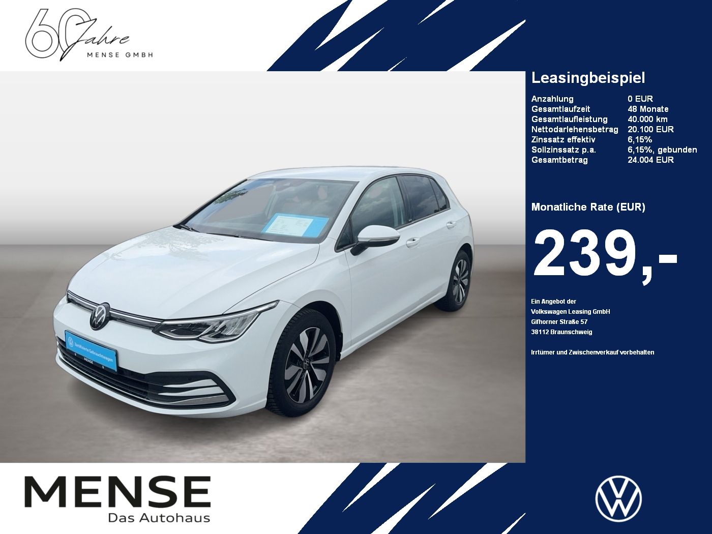Volkswagen Golf VIII 1.0 eTSI DSG Move Life CarPlay|ACC|LED foto 1