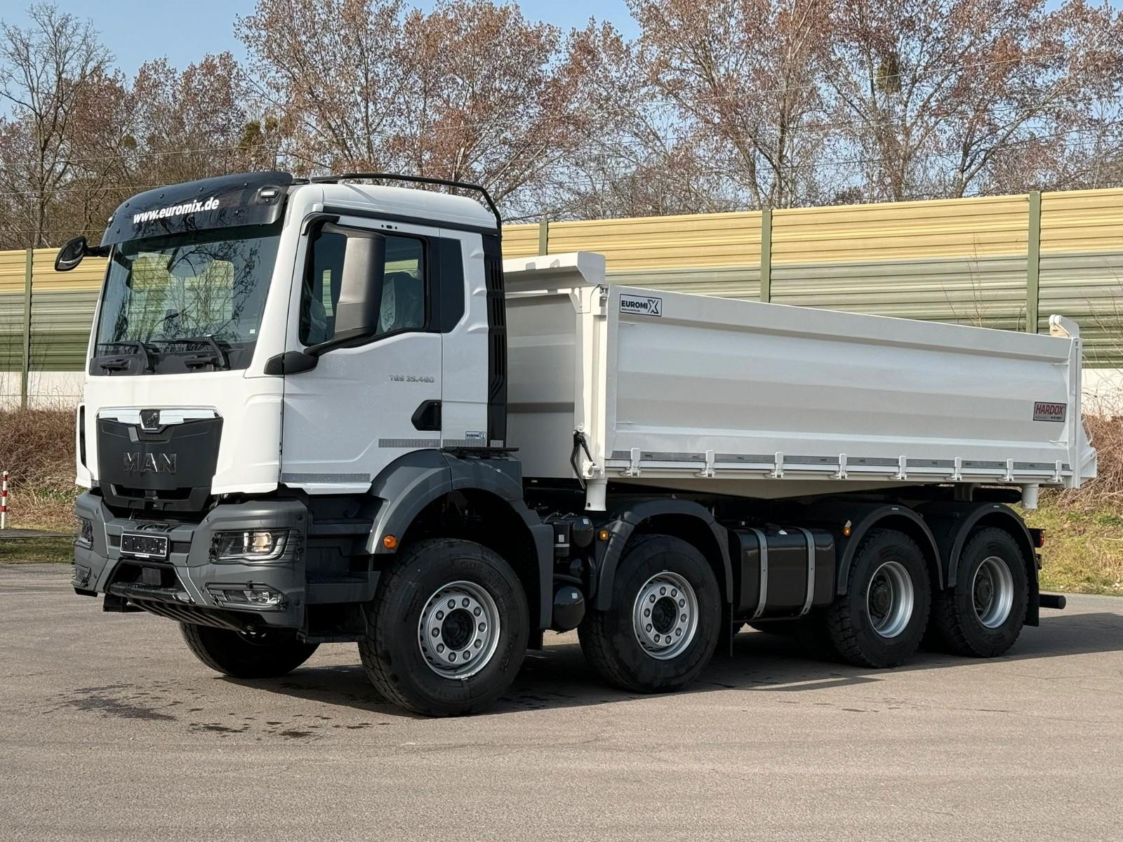 MAN TGS 35.480 BB 8X4 3-Seiten-Kipper EuromixMTP