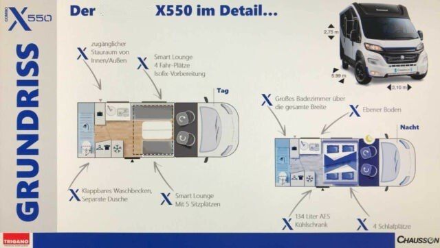 Fahrzeugabbildung Chausson x550 Exclusive Line Aktion Sommer Special bis 31