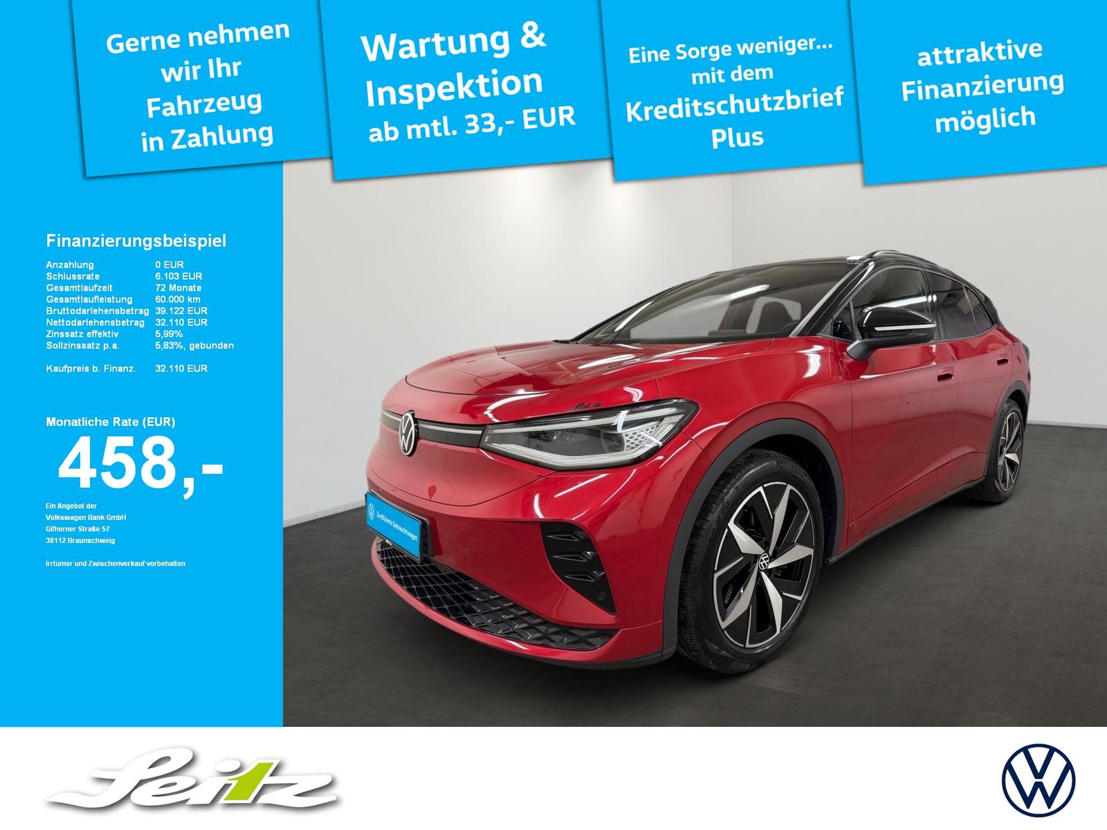 Volkswagen ID.4 4M GTX *AHK*MATRIX*KAMERA*NAVI*