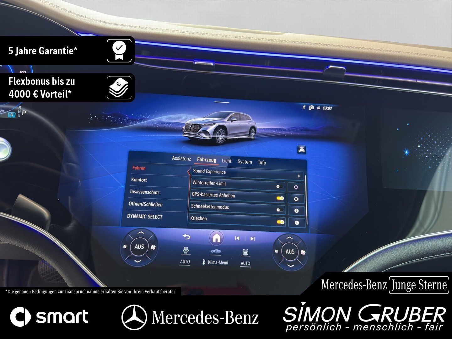 Fahrzeugabbildung Mercedes-Benz EQS 450+ SUV El. Art Premium Hyper 7Sitze Mod 23