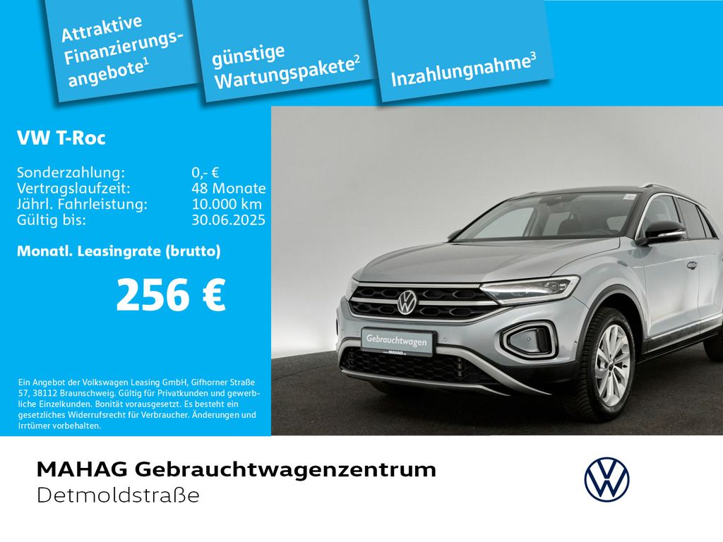 Volkswagen T-Roc 1.5 TSI STYLE AHK Navi LED Sitzhz. DSG